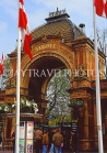 DENMARK, Copenhagen, Tivoli Gardens, main entrance, DEN160JPL