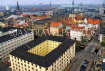 DENMARK, Copenhagen, city view, from top of Our Saviour's Church, DEN139JPL