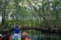 DOMINICAN REPUBLIC, North Coast, Rio San Juan, sightseeing boat trip at Gri Gri Lagoon, DR215JPL