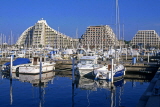 FRANCE, Languedoc-Roussillon, LA GRANDE MOTTE, resort and marina, FRA549JPL