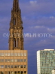 GERMANY, Hamburg, St Nicholas Church and modern architecture, HAM582JPL