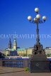 GERMANY, Hamburg, city views, Lombards Bridge, Alster Lake, towards Rathaus (City Hall), HAM1046JPL