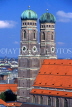 GERMANY, Munich, Frauenkirche (view from Frauenkircheplatz), GER749JPL