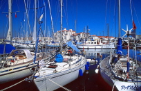 GIBRALTAR, Marina Bay and moored yachts, GIB478JPL