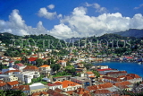 GRENADA, St George's, panoramic view, from Fort George, GRE480JPL