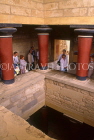 Greek Islands, CRETE, Iraklion, PALACE OF KNOSSOS, east wing interior, GIS1122JPL
