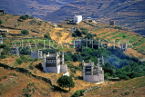 Greek Islands, TINOS, countryside and pigeon houses (dovecots), GIS582JPL
