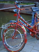 HOLLAND, Amsterdam, bicycles parked on bridge, HOL738JPL