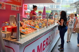 HOLLAND, Rotterdam, The Covered Market Hall, doughnut shop, HOL792JPL