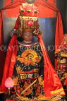 HONG KONG, Cheung Chau island, Pak Tai Temple, interior, statue of deity, HK1479JPL