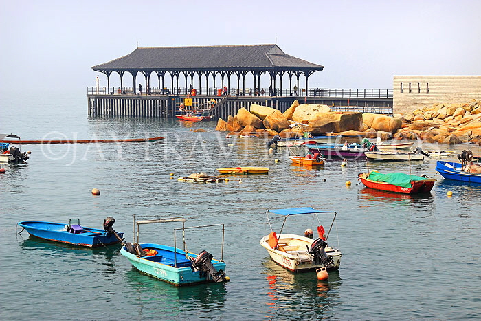 HONG KONG, Hong Kong Island, Stanley, Blake Pier, waterfront and boats, HK2253JPL