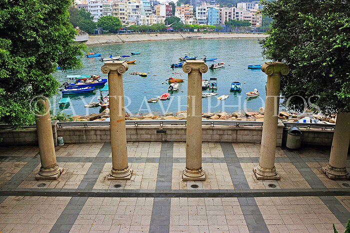 HONG KONG, Hong Kong Island, Stanley, waterfront view from Murray House, HK2246JPL