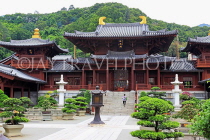 HONG KONG, Kowloon, Nan Lian Garden, Chi Lin Nunnery, Hall of Celestial Kings, HK1045JPL