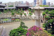 HONG KONG, Kowloon, Nan Lian Garden, Chi Lin Nunnery, courtyard, Lotus Garden, HK1052JPL