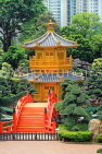 HONG KONG, Kowloon, Nan Lian Garden, Pavilion of Absolute Perfection & Zi-Wu Bridge, HK1010JPL