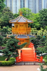 HONG KONG, Kowloon, Nan Lian Garden, Pavilion of Absolute Perfection & Zi-Wu Bridge, HK1018JPL