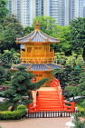 HONG KONG, Kowloon, Nan Lian Garden, Pavilion of Absolute Perfection & Zi-Wu Bridge, HK1023JPL