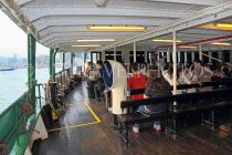 HONG KONG, Victoria Harbour, Star Ferry, interior, HK1246JPL