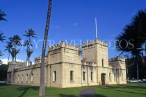 Hawaiian Islands, OAHU, Honolulu, Iolani Barracks, HAW307JPL