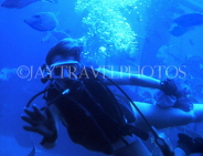 Hawaiian Islands, OAHU, scuba diver, HAW288JPL