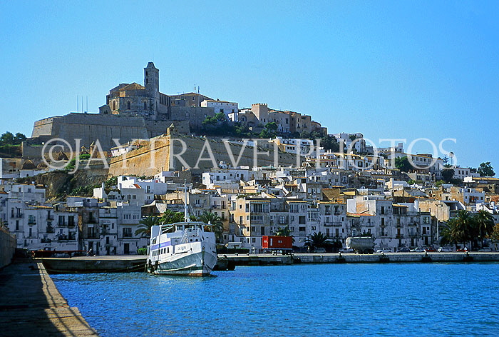 IBIZA, Ibiza Town, Old Town (Dalt Vila) and harbour area, SPN1413JPL