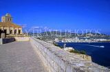IBIZA, Ibiza Town, coastal view from Old Town (Dalt Vila) walls, SPN1275JPL