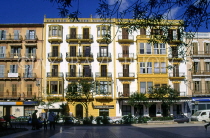IBIZA, Ibiza Town, typical architecture, apartments with balconies, SPN1259JPL