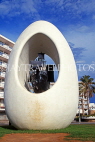 IBIZA, San Antonio, Columbus Santa Maria Ship sculpture, SPN1357JPL