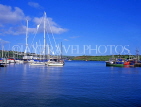 IRELAND, County Cork, KINSALE harbour and boast, IRE523JPL