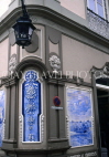 MADEIRA, Funchal, Azulejo Tile work on building (along Avenida Arriaga), MAD161JPL