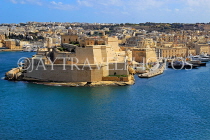 MALTA, Kalkara, Fort Ricasoli, view from Upper Barrakka Gardens, MLT846JPL