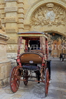 MALTA, Mdina, horse drawn carriage entering through main gateway, MLT1029JPL