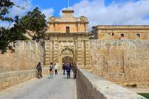MALTA, Mdina, main gateway entrance, MLT1014JPL