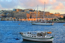 MALTA, Sliema, seafront view at sunset, MLT900JPL