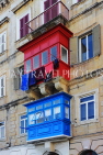 MALTA, Valletta, traditional Maltese balconies, MLT922JPL
