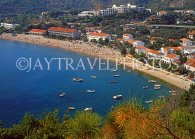 MONTENERGO, Budva, coastal view and beach, MON54JPL