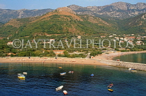 MONTENERGO, Sveti Stefan, nearby coastal view and beach, MON35JPL