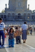 PORTUGAL, Fatima, pilgrims at Fatima Basilica, POR731JPL