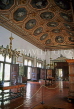 PORTUGAL, Sintra, Summer Palace, interior and 14th century elaborate ceiling, POR694JPL