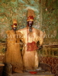 SINGAPORE, Chinatown, Thian Hock Keng Temple, 'Gambling Gods' figures, SIN442JPL