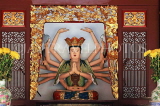 SINGAPORE, Chinatown, Thian Hock Keng Temple, Bodhisattva Avalokitesvara deity, SIN978JPL