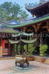 SINGAPORE, Chinatown, Thian Hock Keng Temple, Incense Burner, SIN967JPL