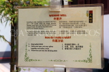 SINGAPORE, Chinatown, Thian Hock Keng Temple, Wishing Well instructions, SIN976JPL
