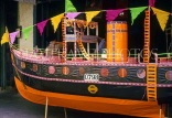 SINGAPORE, Chinatown, large paper effigy of boat (used in funerals), SIN163JPL