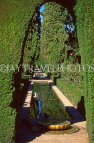 SPAIN, Andalucia, GRANADA, Alhambra, Generalife Gardens, Gardens Bajos, SPN116JPL