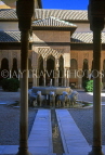 SPAIN, Andalucia, GRANADA, Alhambra Palace, Lion Court and fountain, SP114JPL