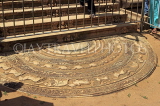 SRI LANKA, Anuradhapura, Ratna Prasada, Abhayagiri Monastery ruins, famous Moonstone, SLK5570JPL