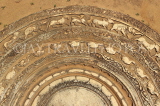 SRI LANKA, Anuradhapura, Ratna Prasada, Abhayagiri Monastery ruins, famous Moonstone, SLK5581JPL