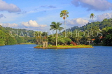 SRI LANKA, Kandy, Kandy Lake and island, SLK3684JPL