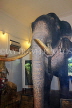 SRI LANKA, Kandy, Temple of the Tooth (Dalada Maligawa), famous Raja elephant (stuffed remains), SLK3321JPL